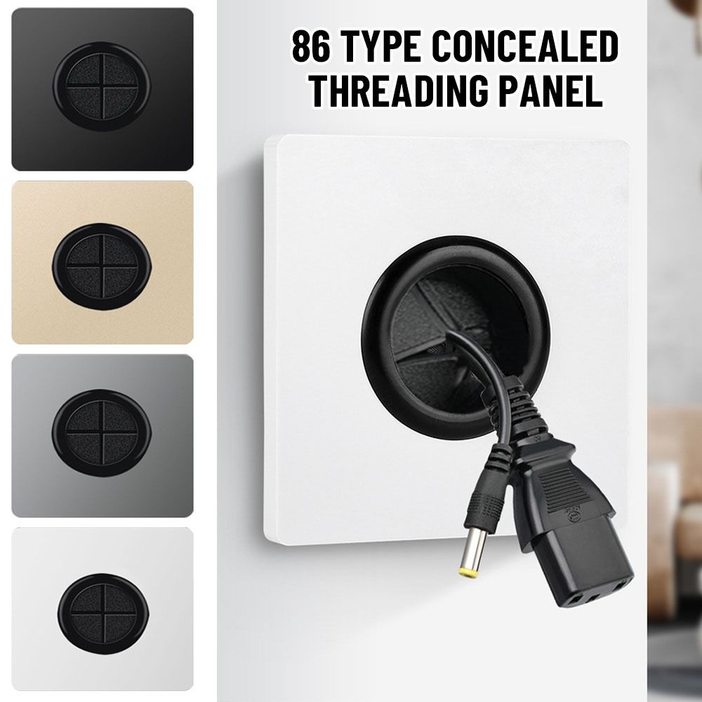 Home Improvement Outlet - 1Pcs Home Improvement 86Type With Rubber