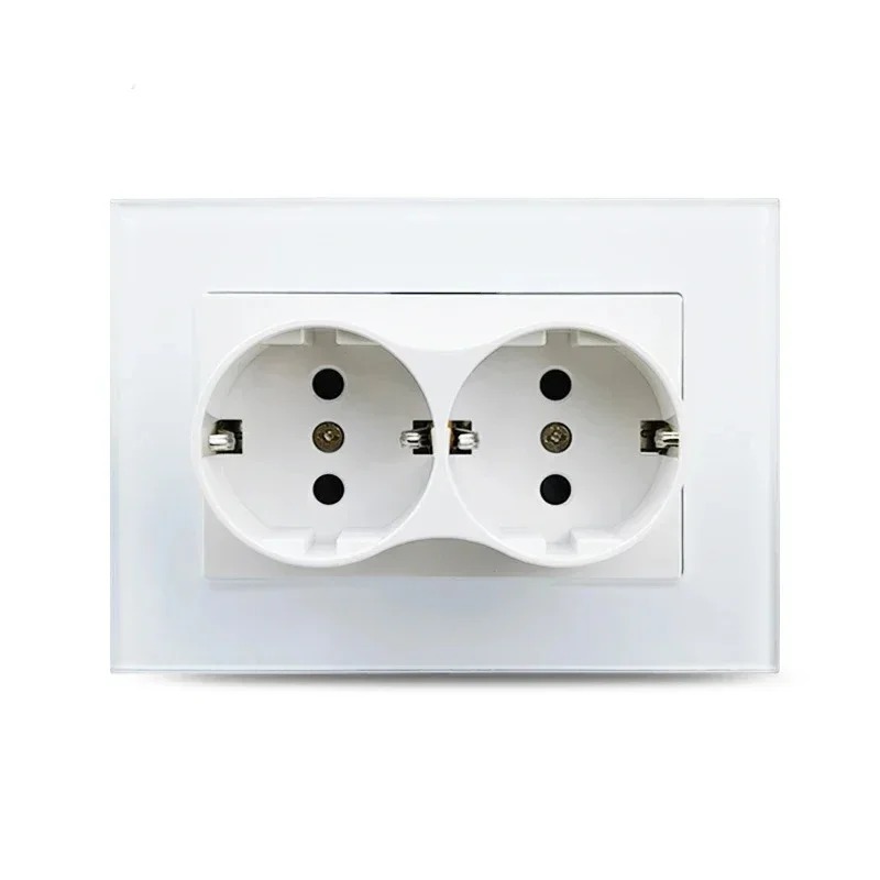 EU Standard 16A Double Socket  - Home Improvement Outlet ulasan dan harga