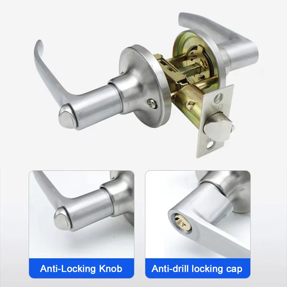 Door Lever Lock Stainless Stee - Door Knob Replacement ulasan dan harga