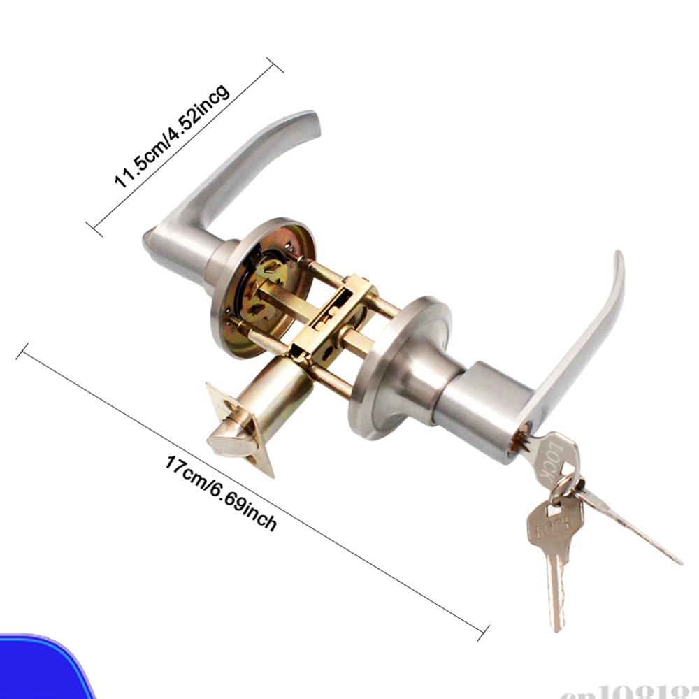 Locking Door Handle Stainless  - Door Knob Replacement ulasan dan harga