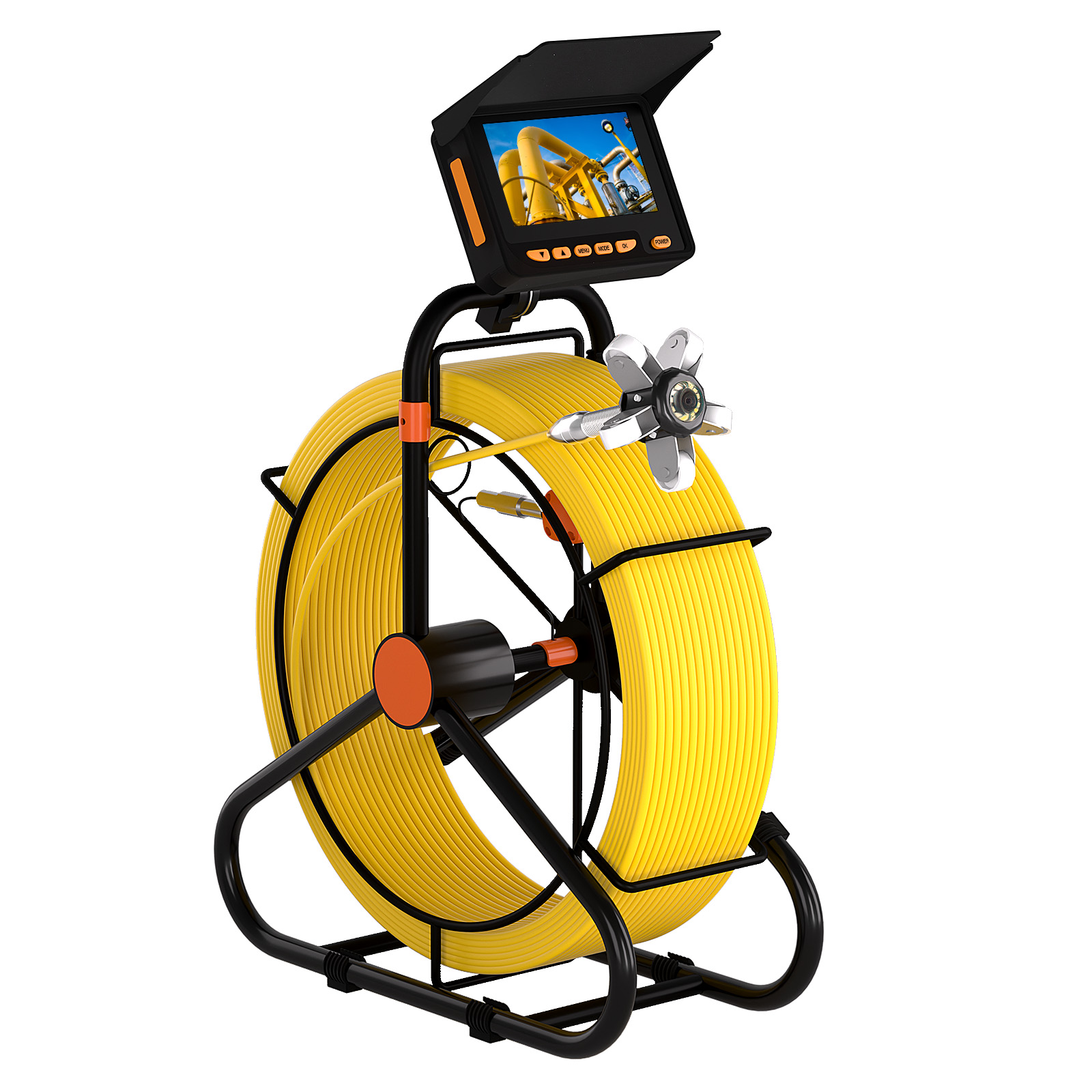 4.3 Inch Sewer Pipe Inspection - Plumbing Snake Drain ulasan dan harga