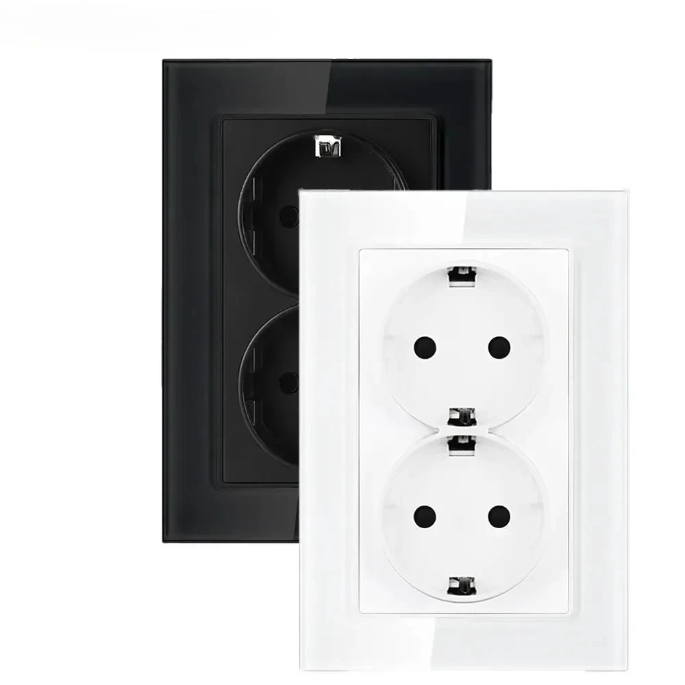 French 16A 220V Double Electri - Home Improvement Outlet ulasan dan harga