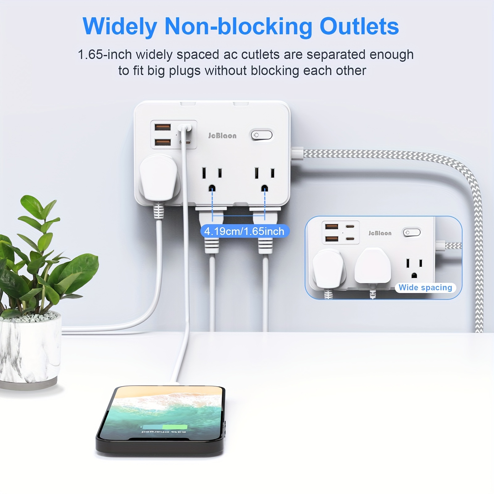 US Plug AC Outlet Multiprise P - Home Improvement Outlet ulasan dan harga