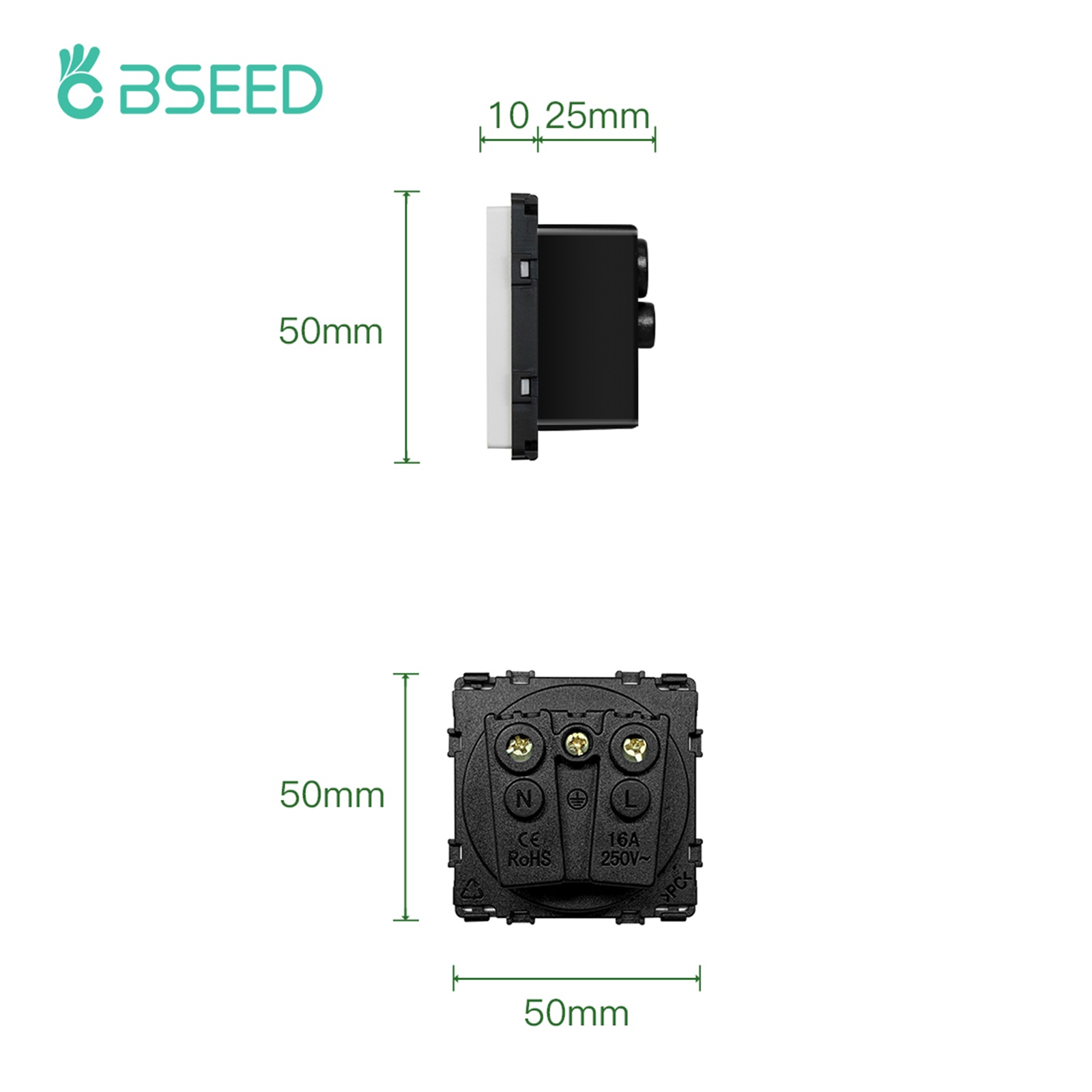 BSEED French Plug Wall Socket  - Home Improvement Outlet ulasan dan harga