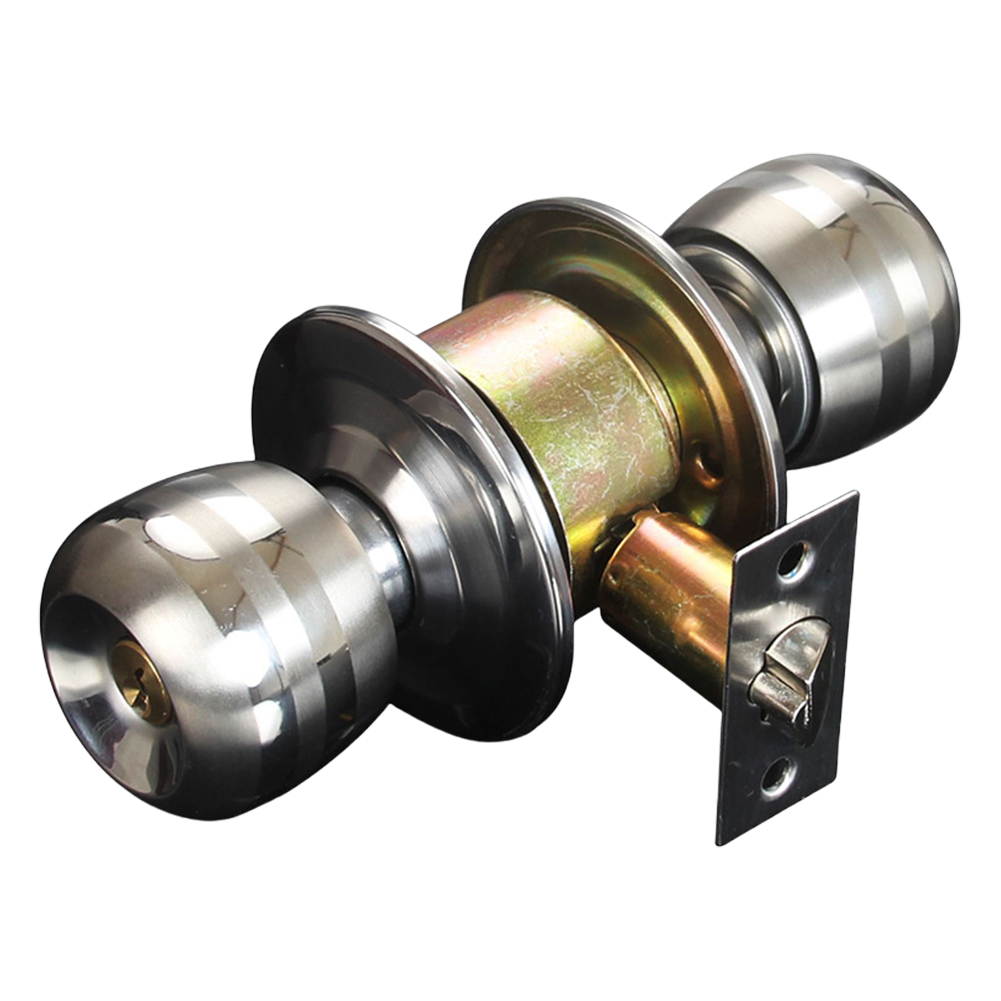 Ball Door Knob with Lock Round - Door Knob Replacement ulasan dan harga