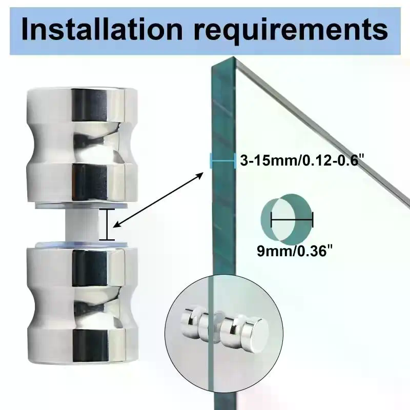 Stylish Shower Glass Door Hand - Door Knob Replacement ulasan dan harga