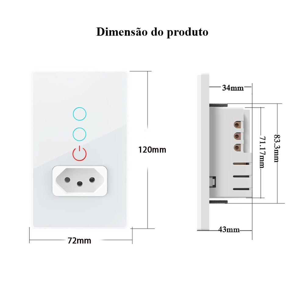 Melery Tuya Wifi Smart Brazil  - Home Improvement Outlet ulasan dan harga