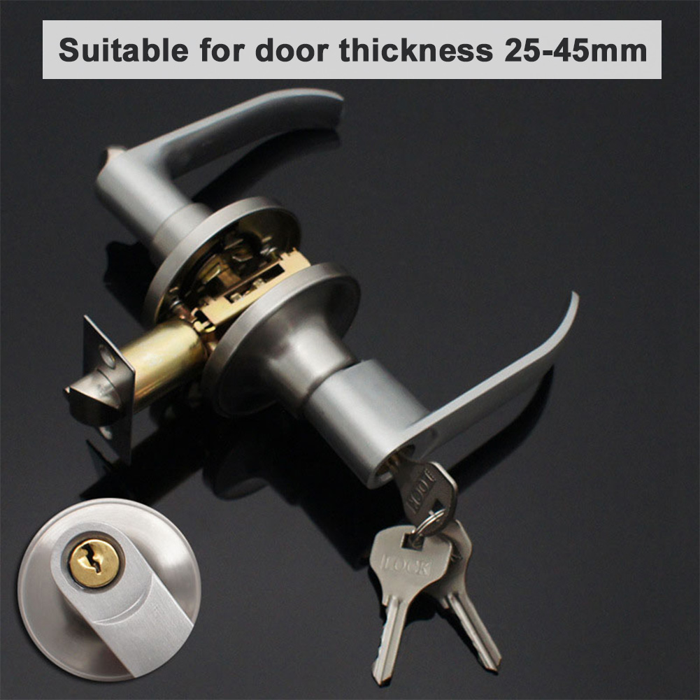 Door Lever Lock with 3 Keys En - Door Knob Replacement ulasan dan harga