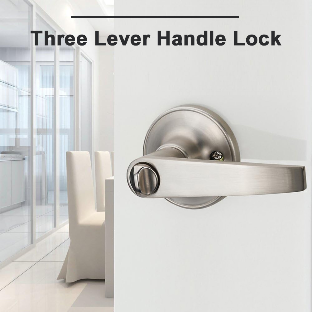Door Lever Lock with 3 Keys Lo - Door Knob Replacement ulasan dan harga
