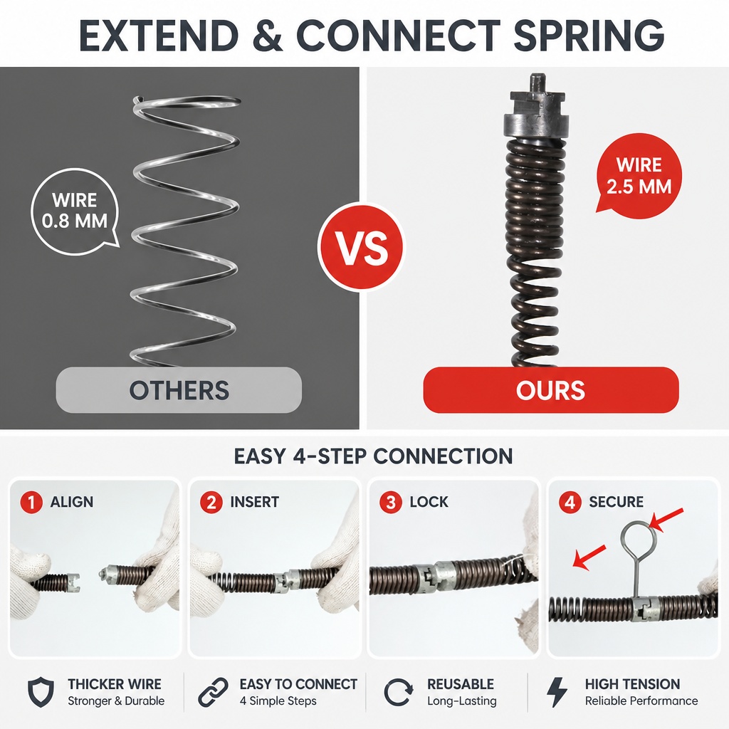 Plumbing Snake Drain Auger Dra - Plumbing Snake Drain ulasan dan harga