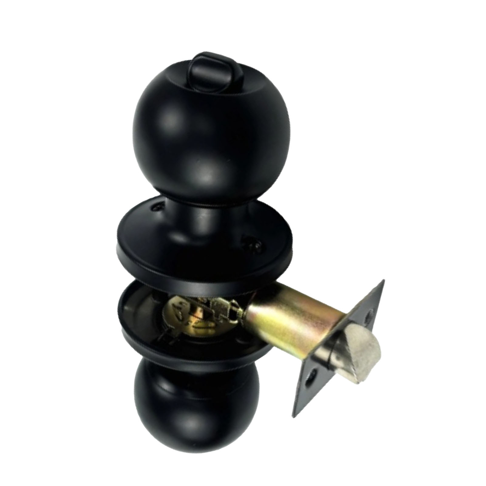 Bathroom Lock Round Handle for - Door Knob Replacement ulasan dan harga