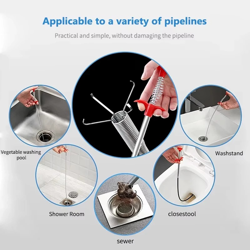 Flexible Spring Snake Drain Pi - Plumbing Snake Drain ulasan dan harga