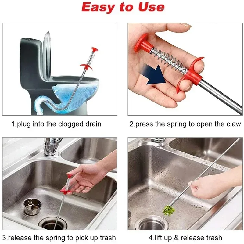 Flexible Spring Snake Drain Pi - Plumbing Snake Drain ulasan dan harga